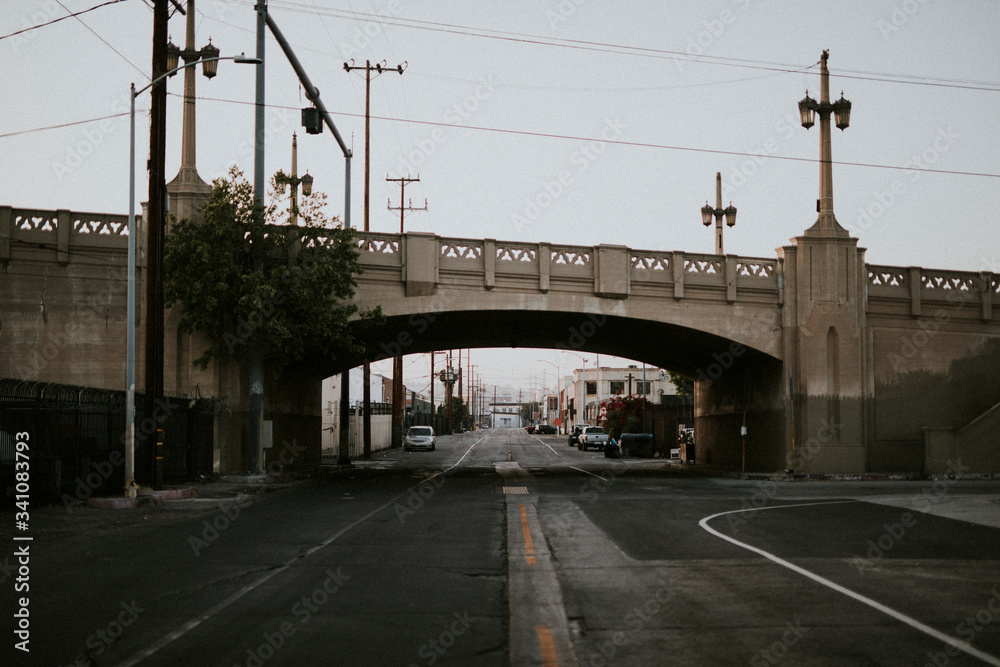 Bridge in downtown Los Angeles