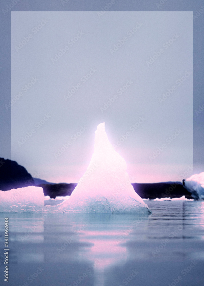 Jökulsárlón glacial lagoon in Iceland