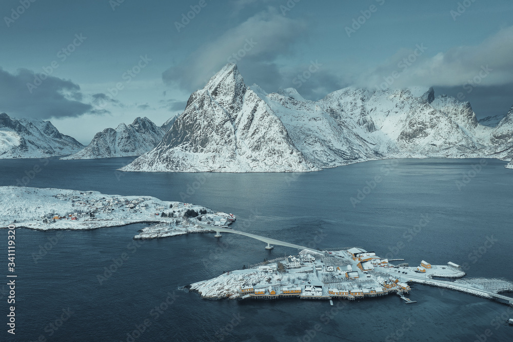 Road to Sakrisøy island, Norway