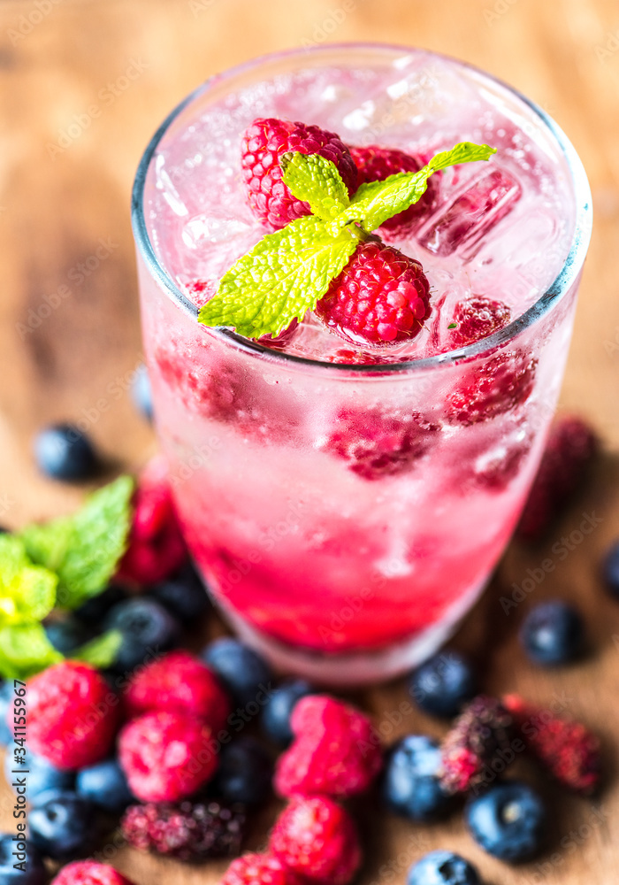 Mixed berry infused water recipe