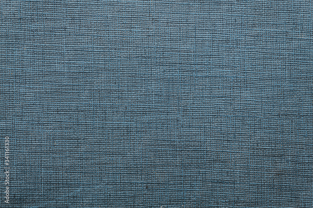 Blue fabric rug textured background