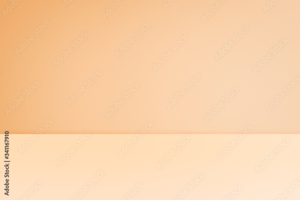 Plain pastel orange product background