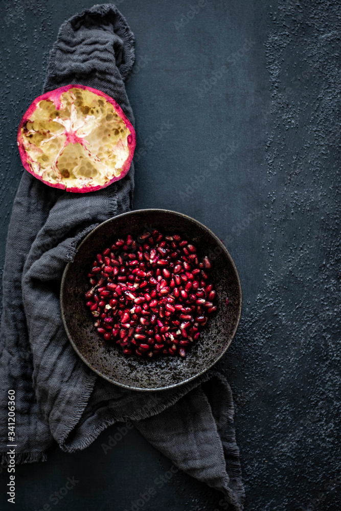 Fresh pomegranate fruit