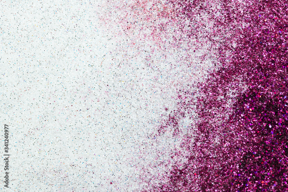 Purple and white glittery background