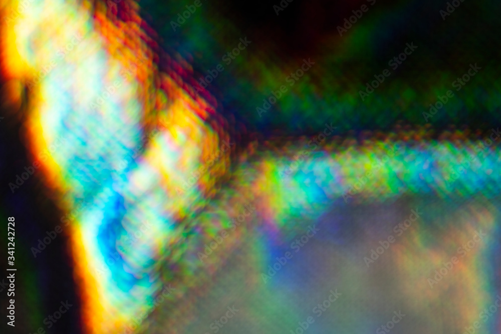 Silver hologram textile background