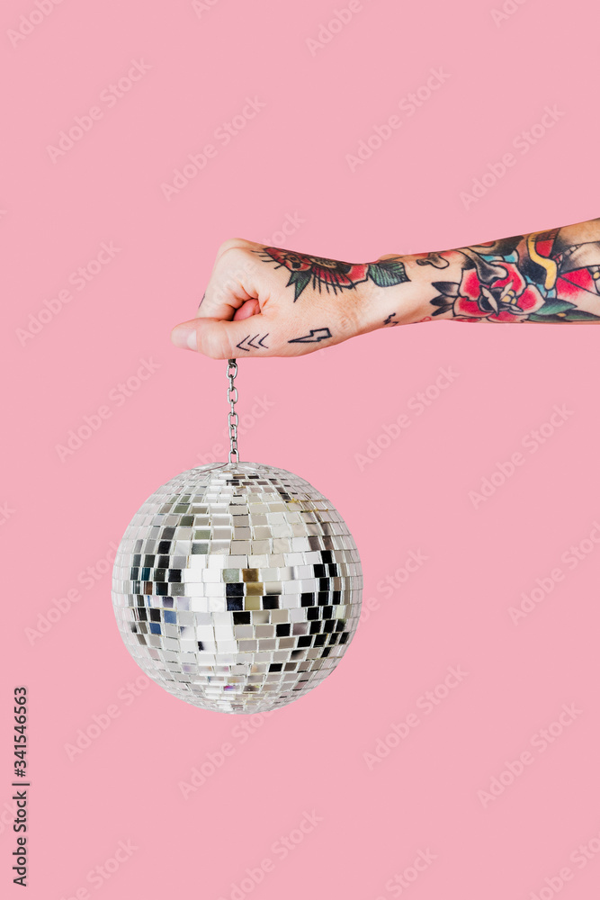 Shiny disco ball