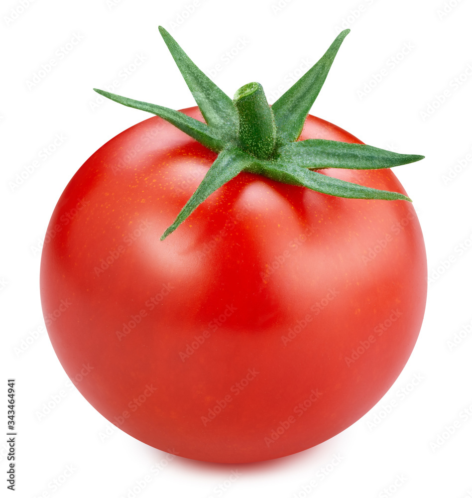 Tomato isolated on white background