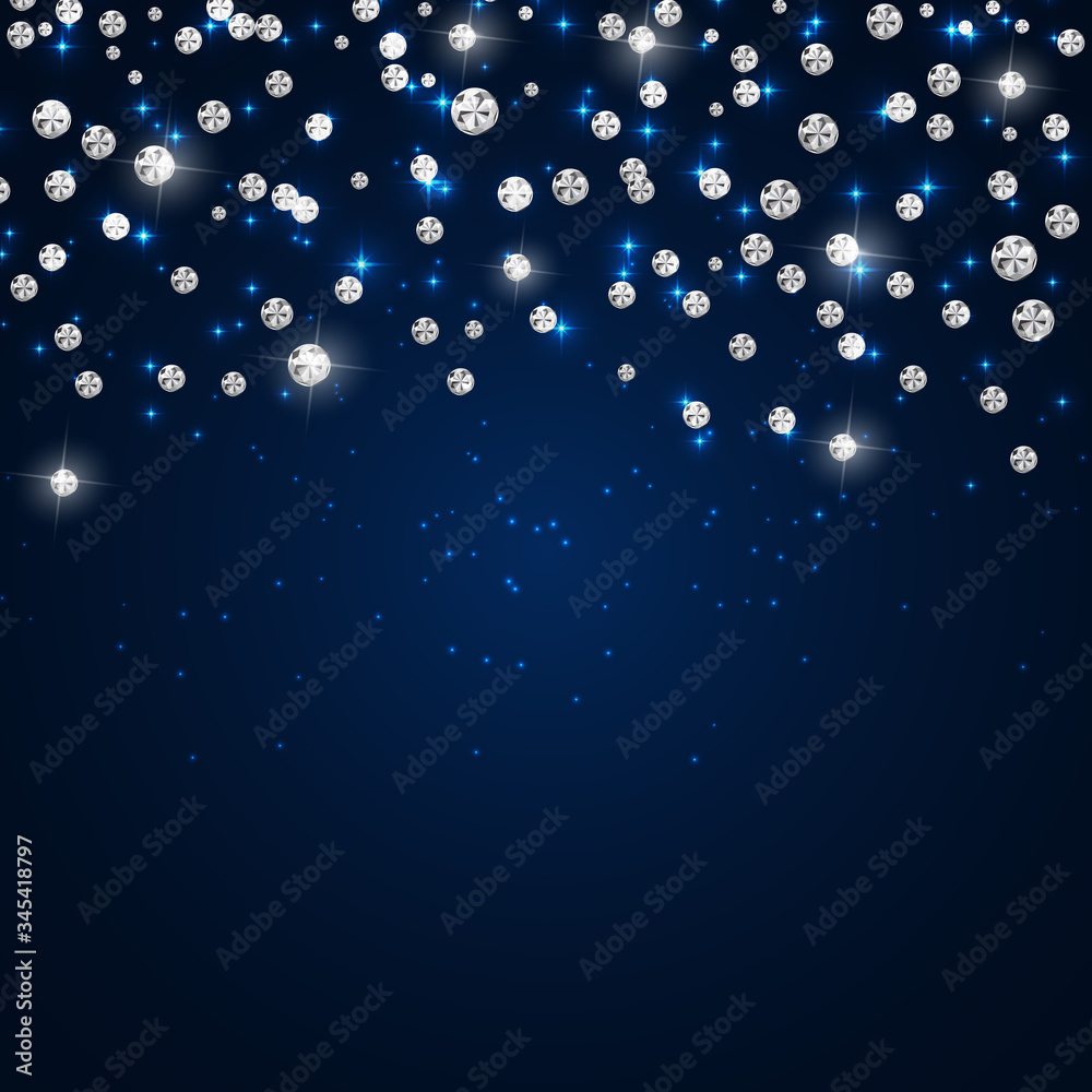 Abstract Luxury Black Diamond Background Vector Illustration