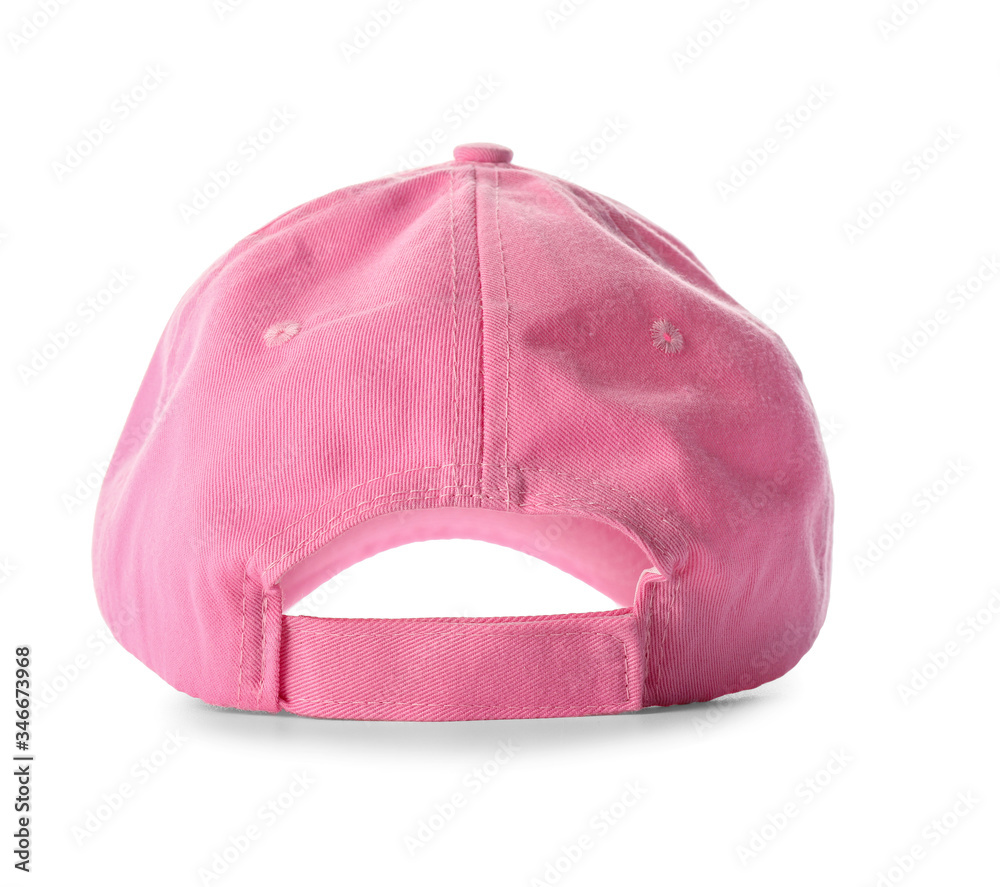 Blank cap on white background