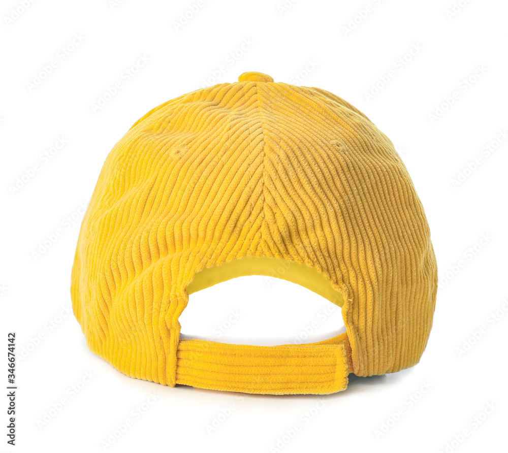 Blank cap on white background