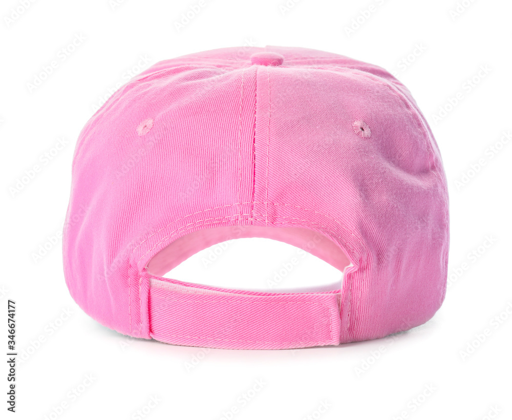 Blank cap on white background