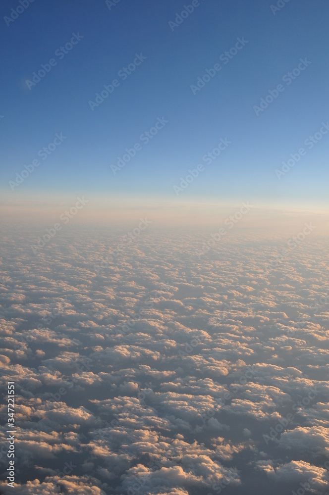 above the clouds