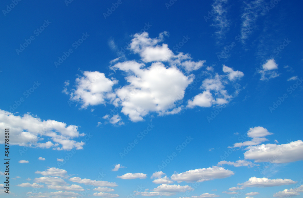  sky and white clouds