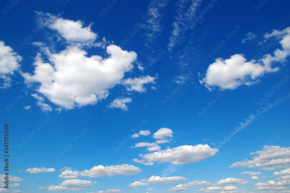  sky and white clouds