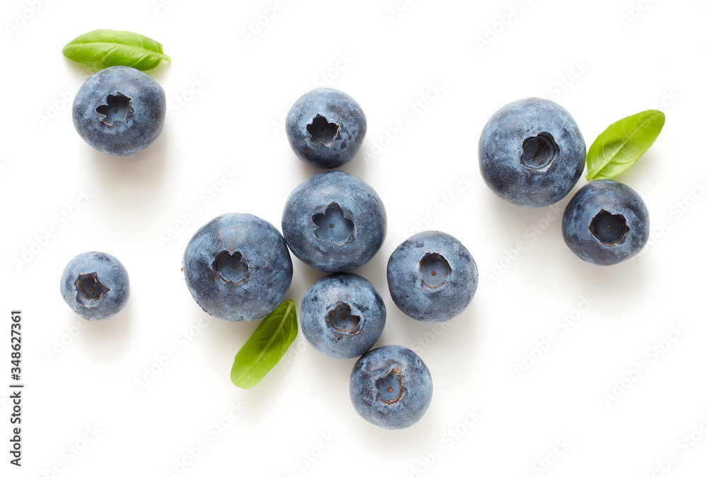 fresh ripe blueberries