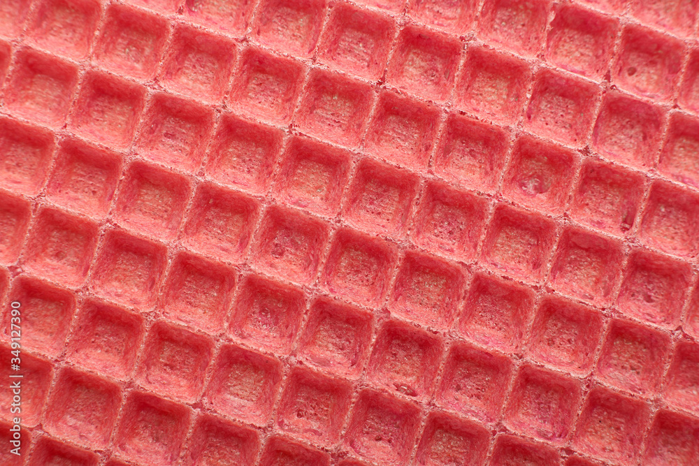 Pink wafer surface