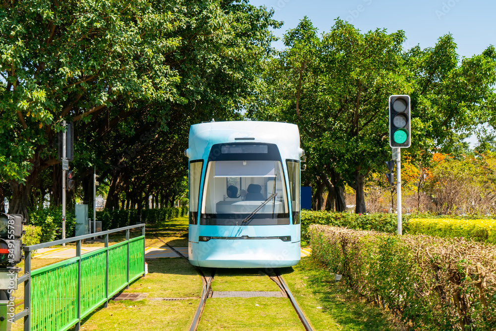 Guangzhou light rail sightseeing bus