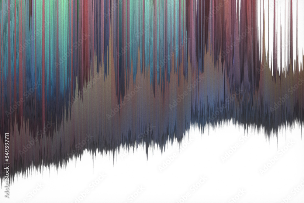 Colorful gradient pigment design pattern, 3d rendering.