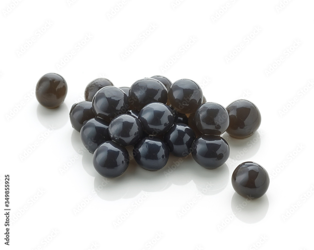 black tapioca pearls for bubble tea