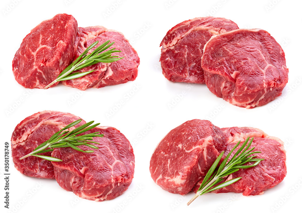 Meat collection with clipping path