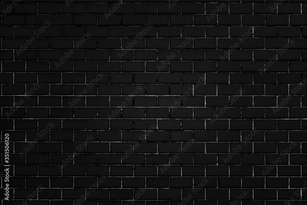 Black brick patterned background