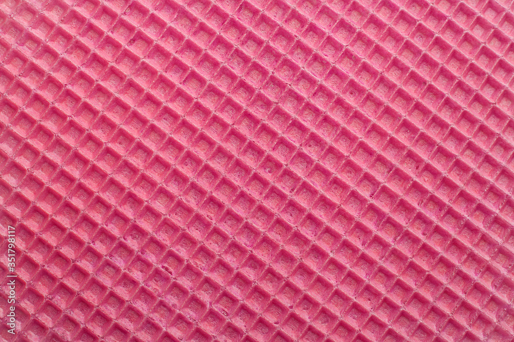 Pink wafer surface