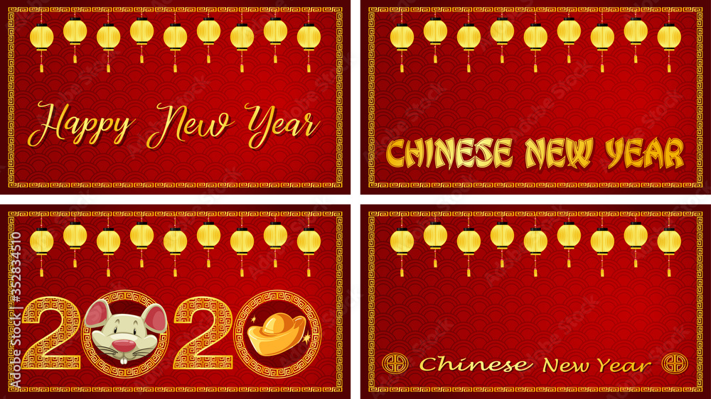 Happy new year background design for 2020