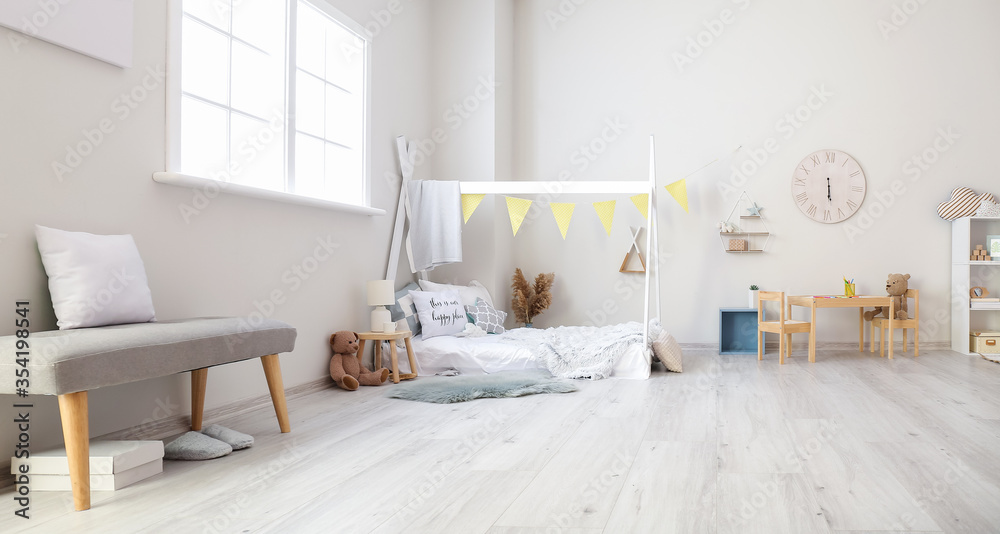 Stylish interior of children room