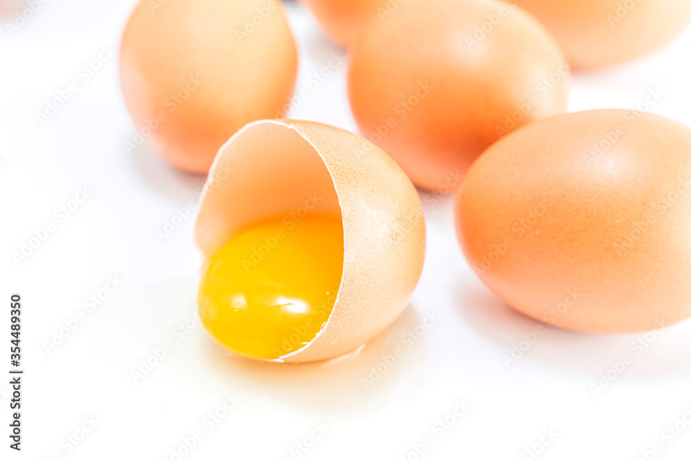 Farm fresh egg background material