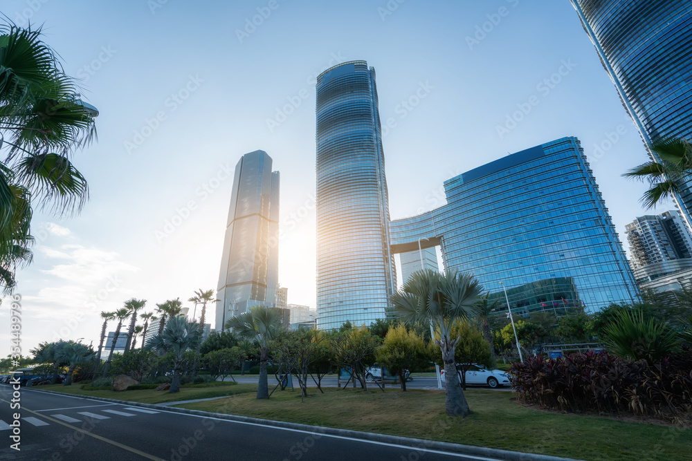 高层建筑与街景