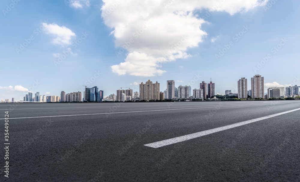 城市道路与城市建筑景观