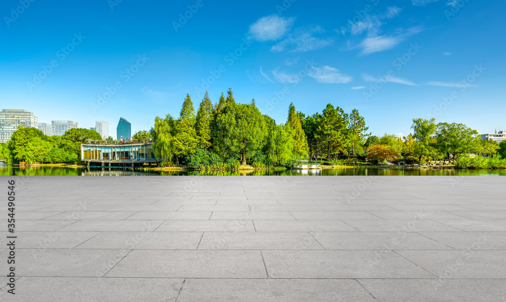 城市道路与城市建筑景观