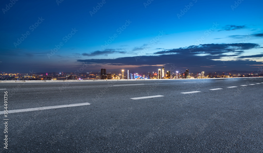 城市道路与城市建筑景观