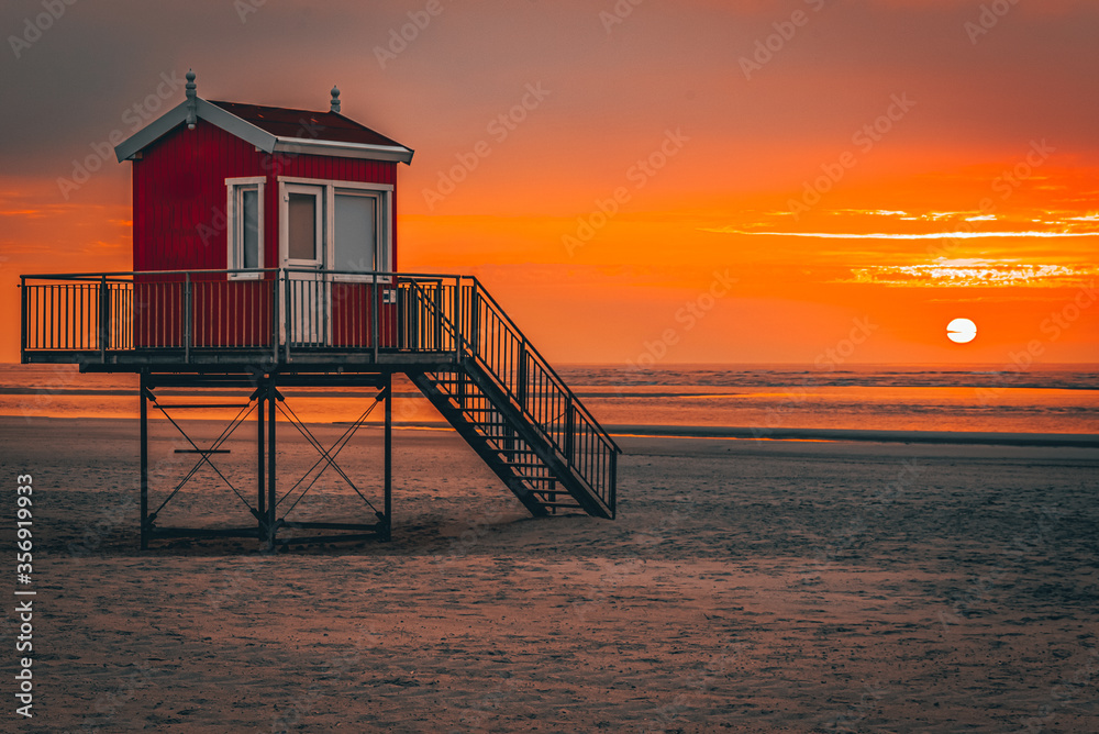 Sonnenuntergang auf Langeoog