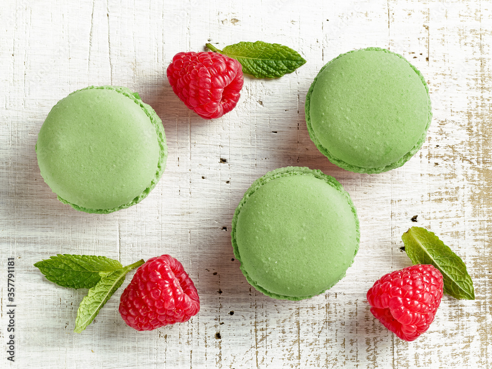 green mint macaroons