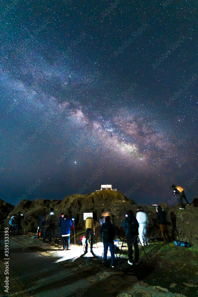 千葉県・南房総・野島崎灯台の星空