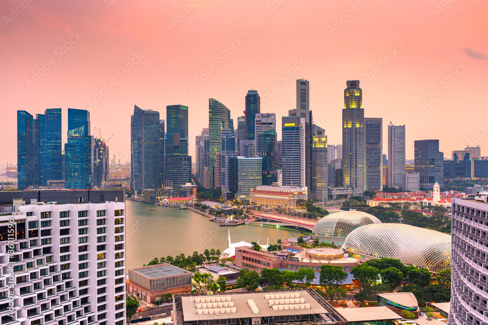 Singapore City Skyline