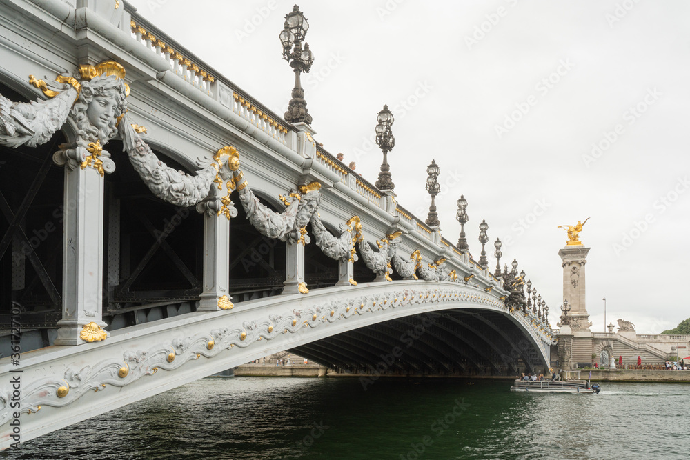 Bridge Alexander III in Paris