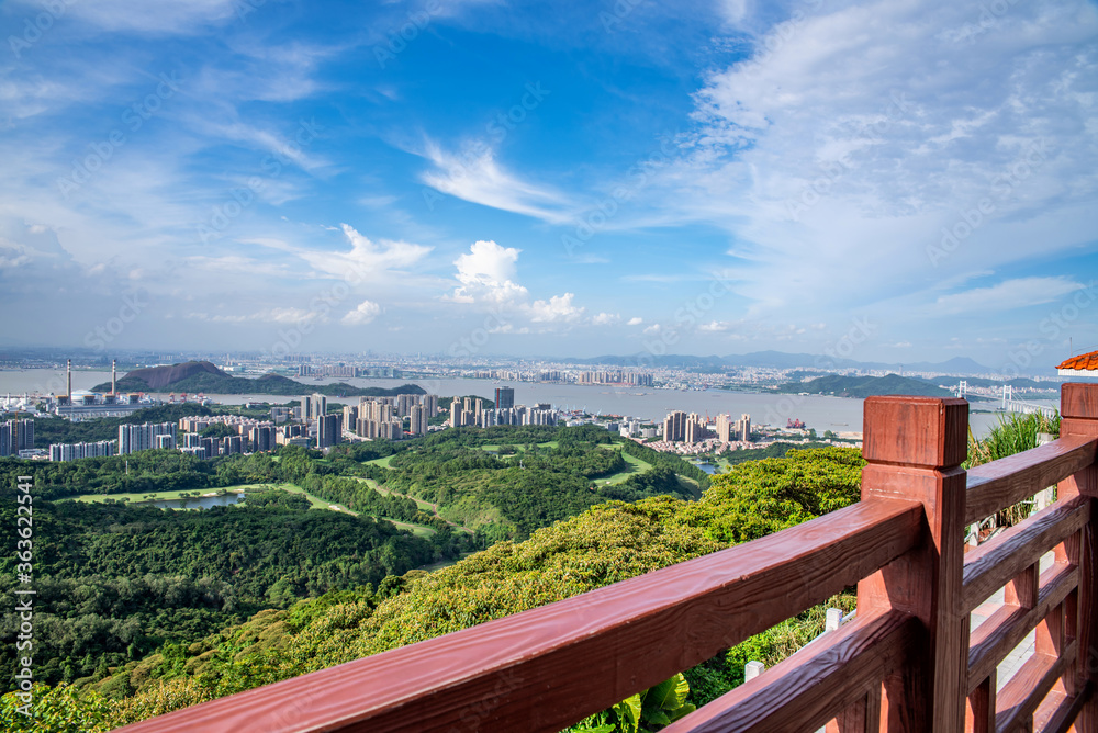 中国广州南沙自由贸易区城市景观