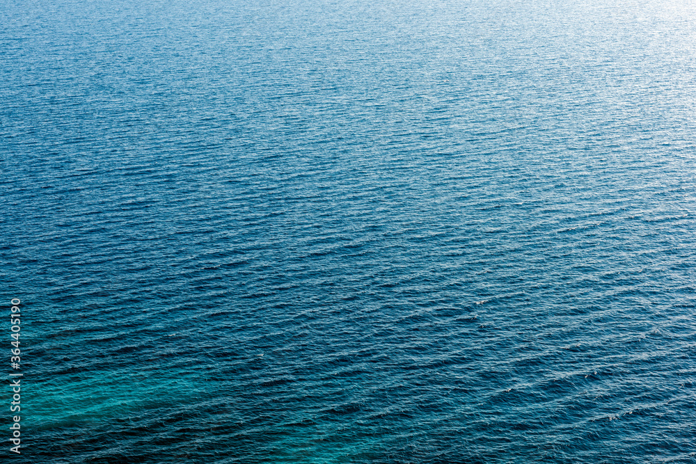 海水表面纹理。深海波浪