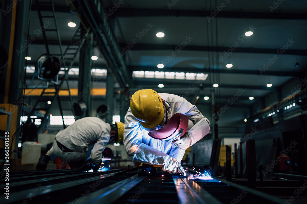 worker working in factory