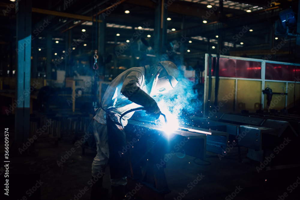 worker working in factory