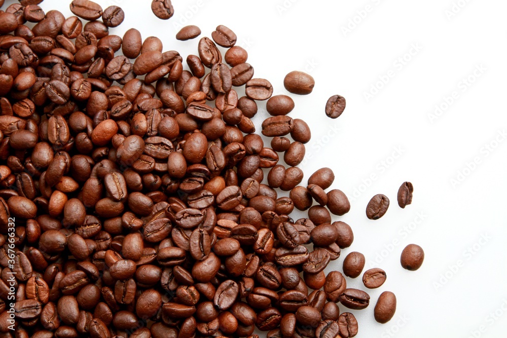 Coffee beans - isolated image