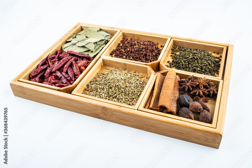 Spicy cooking spices commonly used in Chinese food