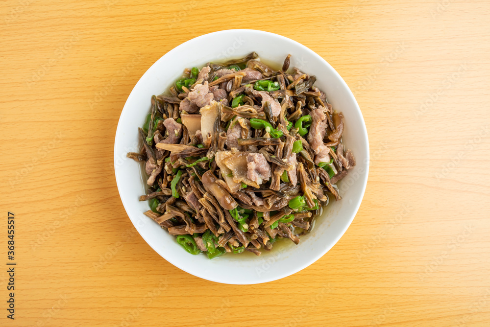 Hunan Home Cooking Dried Beans Fried Pork