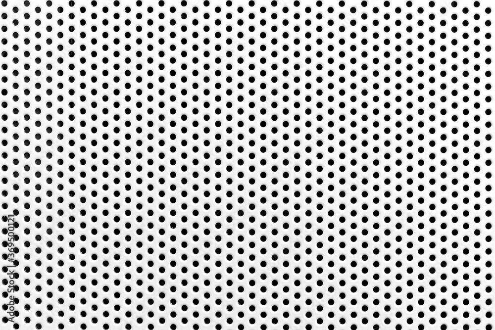 White steel mesh screen pattern and seamless background