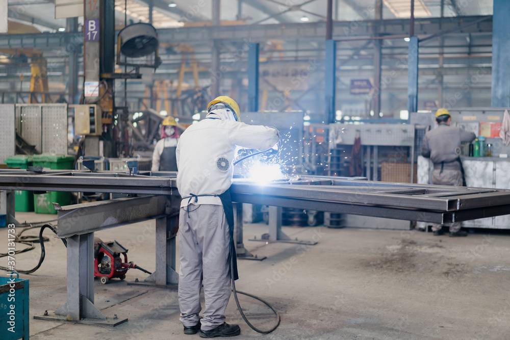 worker working in factory