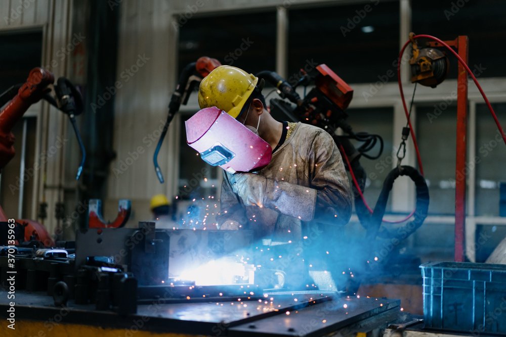 worker working in factory	