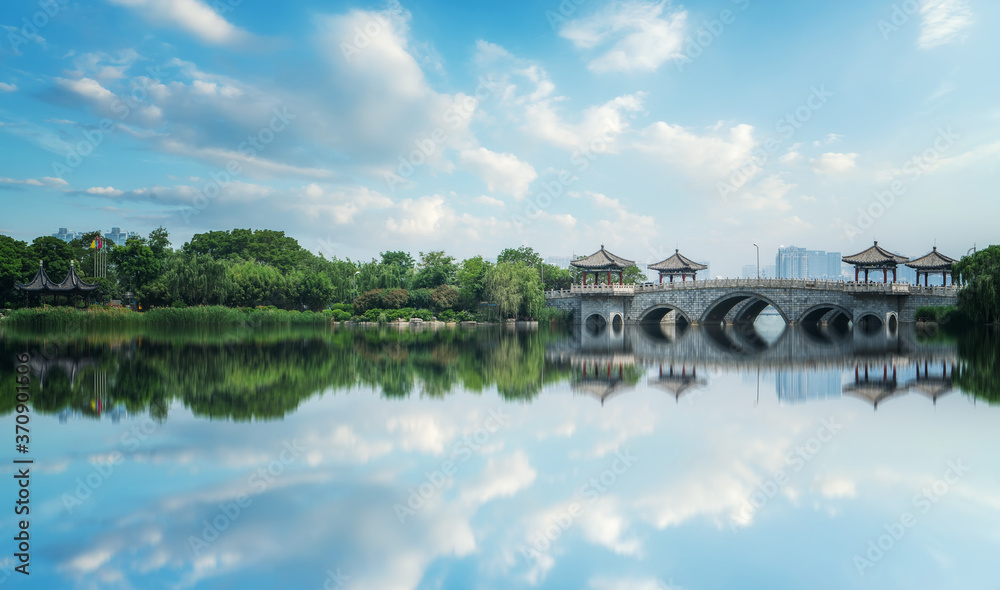 徐州玉龙湖的美丽景观