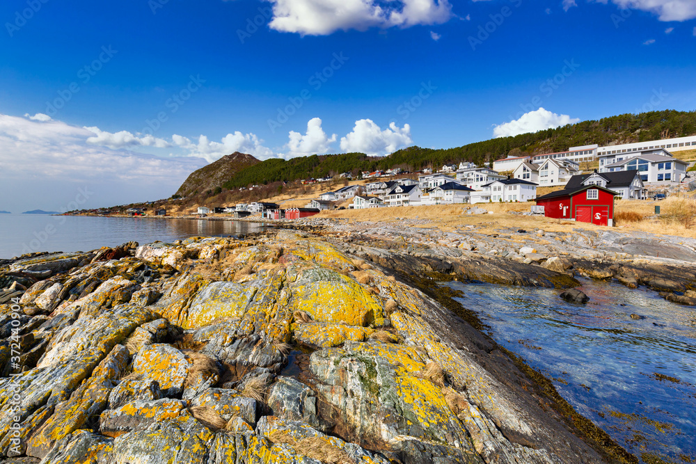 挪威峡湾西海岸线美景